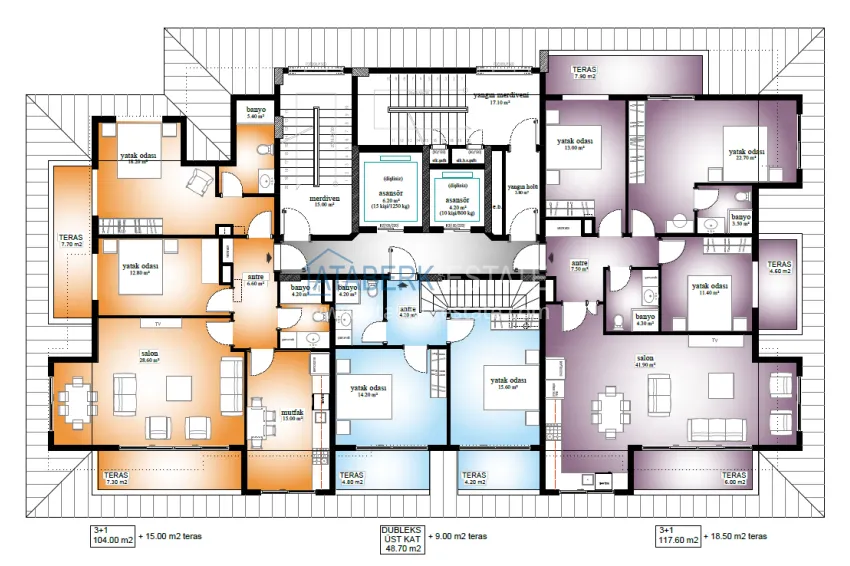 Купить дешево Новый инвестиционный проект жилого комплекса с потрясающей инфраструктурой в Махмутларе  4 