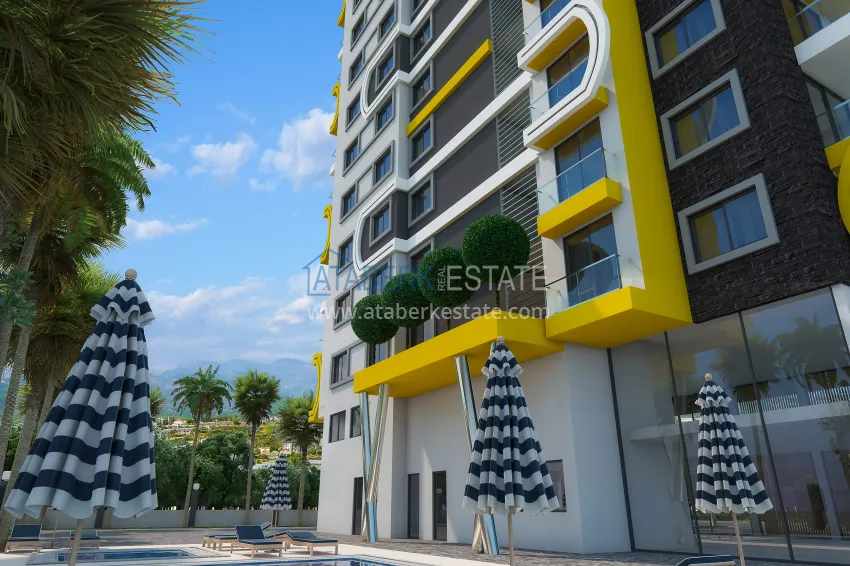 Новый инвестиционный проект жилого комплекса с потрясающей инфраструктурой в Махмутларе  5 