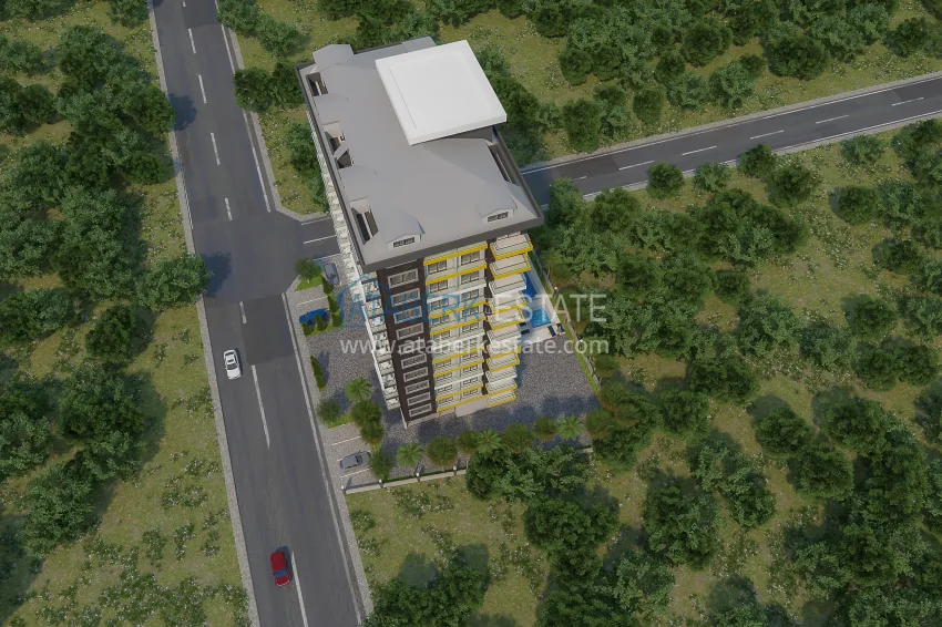 Новый инвестиционный проект жилого комплекса с потрясающей инфраструктурой в Махмутларе  6 