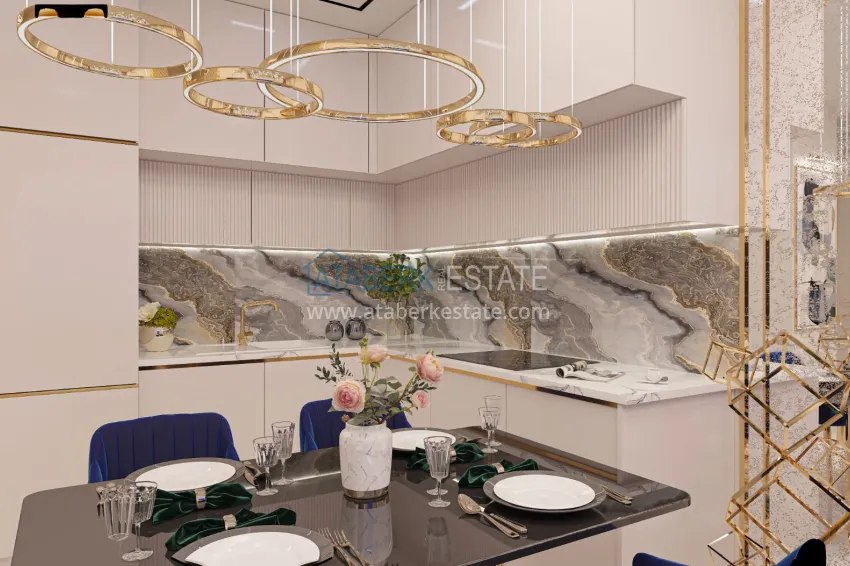 Приобрести Новый жилой комплекс в центре Алании - район пляжа Кейкубат 10 