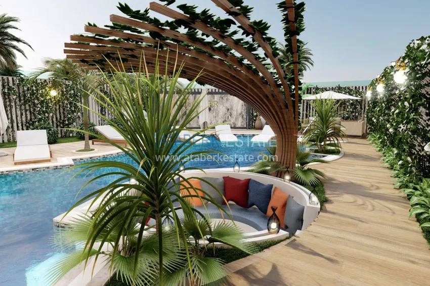 Новый инвестиционно-привлекательный проект в центре Алании, район пляжа Клеопатра  10 