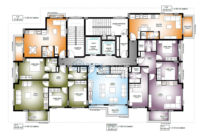 Купить дешево Новый инвестиционный проект жилого комплекса с потрясающей инфраструктурой в Махмутларе  1 