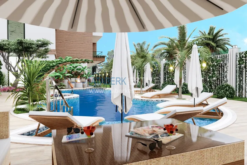 Новый инвестиционно-привлекательный проект в центре Алании, район пляжа Клеопатра  11 