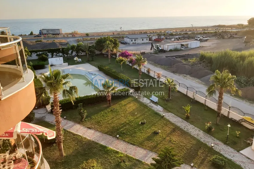 Приобрести Квартира в районе Демирташ с видом на море в жилом комплексе  14 