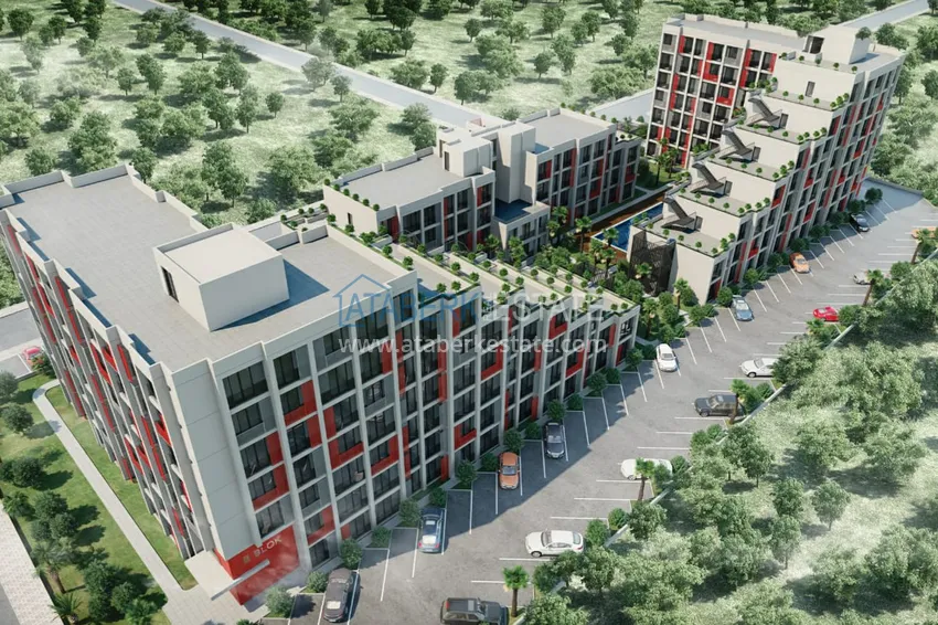 Квартиры в Анталии, район Кепез на стадии строительства от застройщика 1 