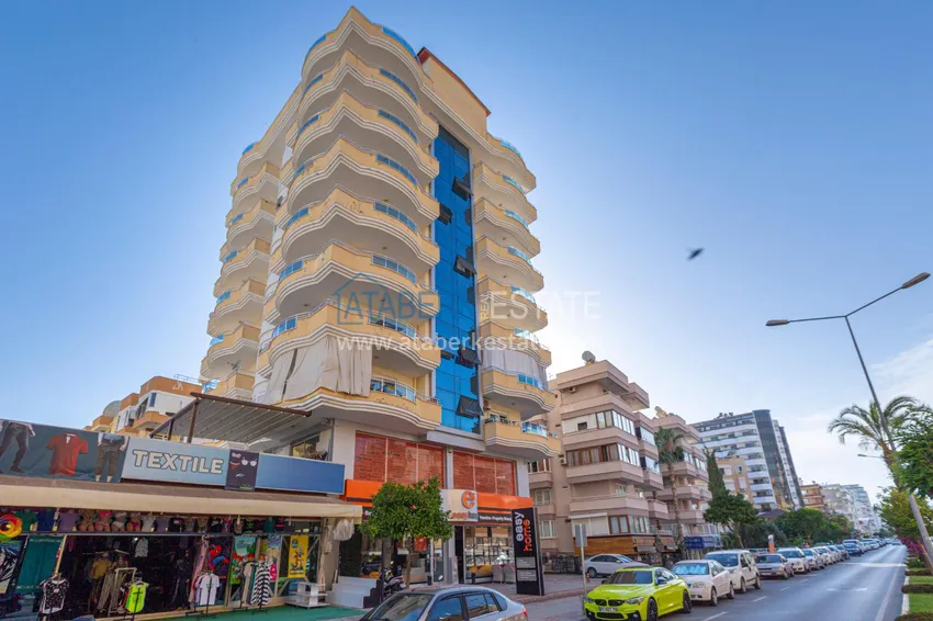 Квартира в Махмутларе - современный интерьер вид на море  2 