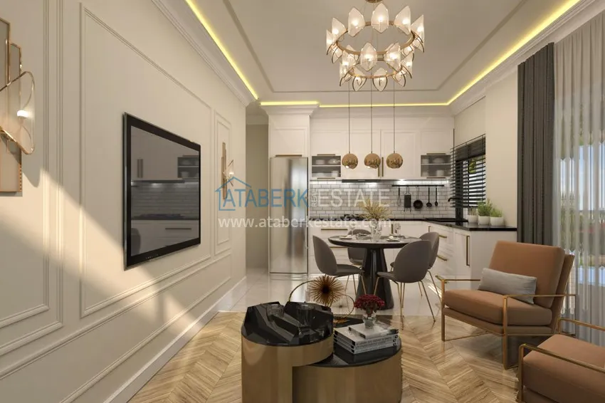 Приобрести Новый инвестиционный проект жилого комплекса в центре Аланьи от застройщика по ценам нулевого этапа 1 