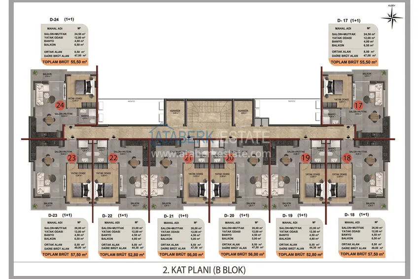 Купить дешево Новый инвестиционный проект жилого комплекса в районе Оба от надежного застройщика с рассрочкой под 0%. 5 