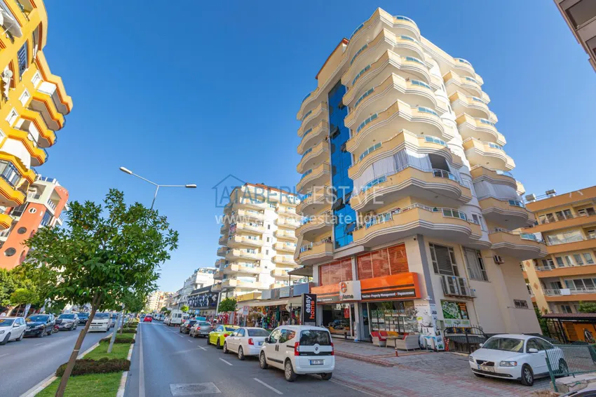 Квартира в Махмутларе - современный интерьер вид на море  3 