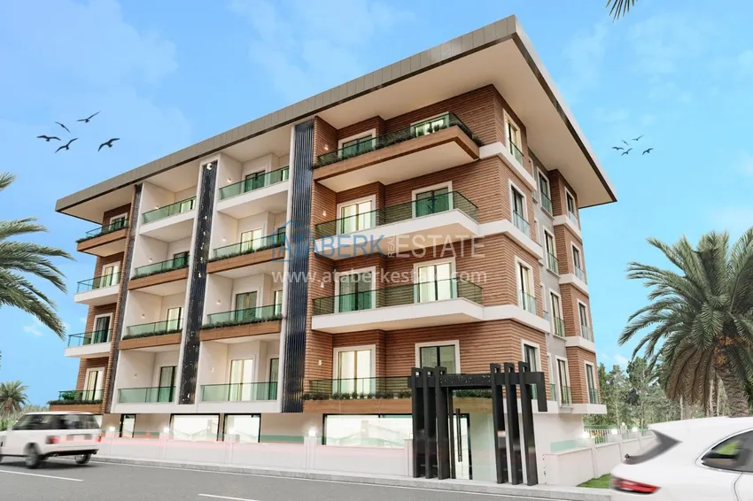 Новый инвестиционно-привлекательный проект в центре Алании, район пляжа Клеопатра  2 