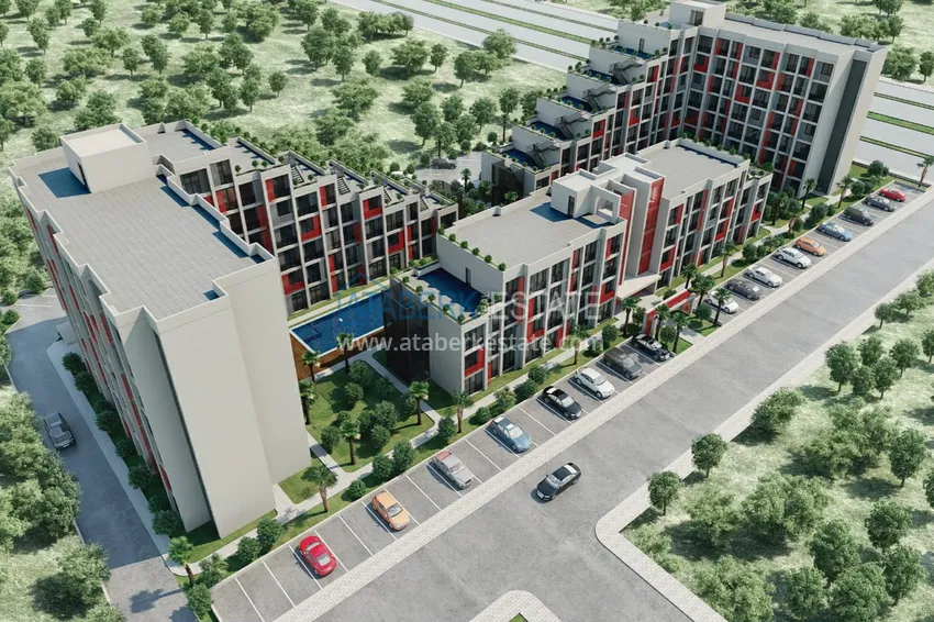 Квартиры в Анталии, район Кепез на стадии строительства от застройщика 2 