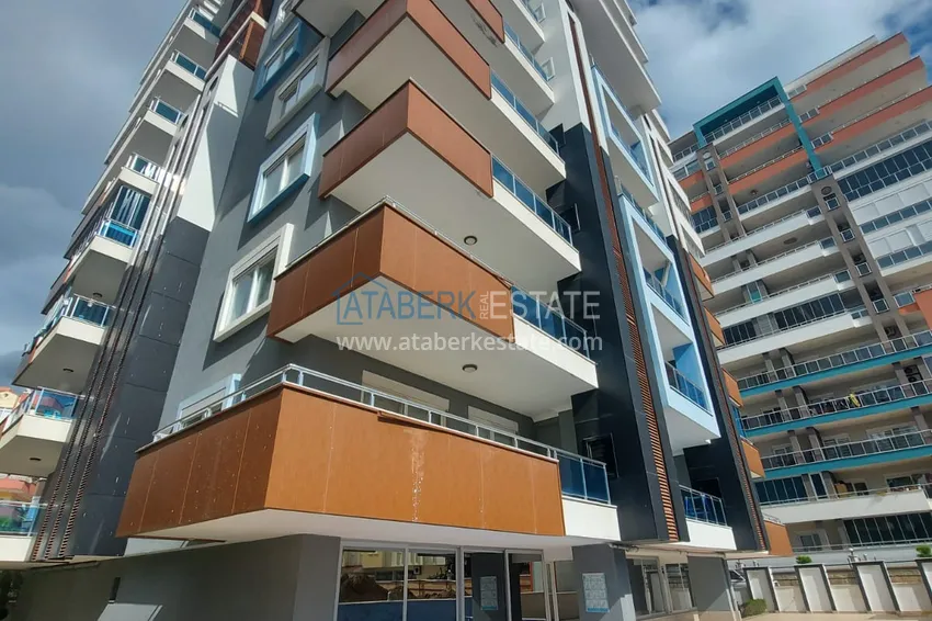 Квартира в Махмутларе двухкомнатная с мебелью рядом с морем  3 