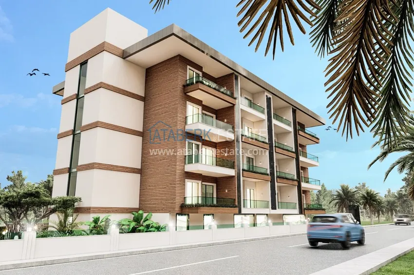 Новый инвестиционно-привлекательный проект в центре Алании, район пляжа Клеопатра  3 