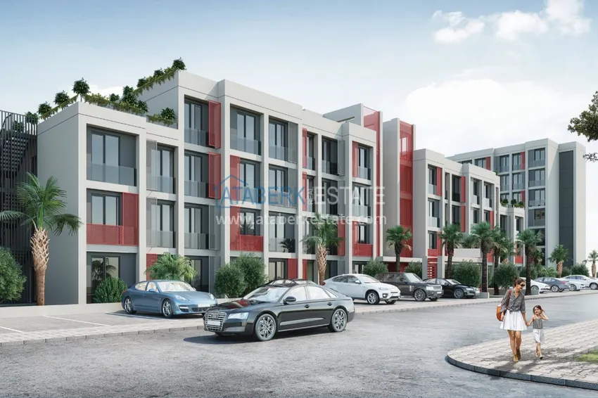 Квартиры в Анталии, район Кепез на стадии строительства от застройщика 3 