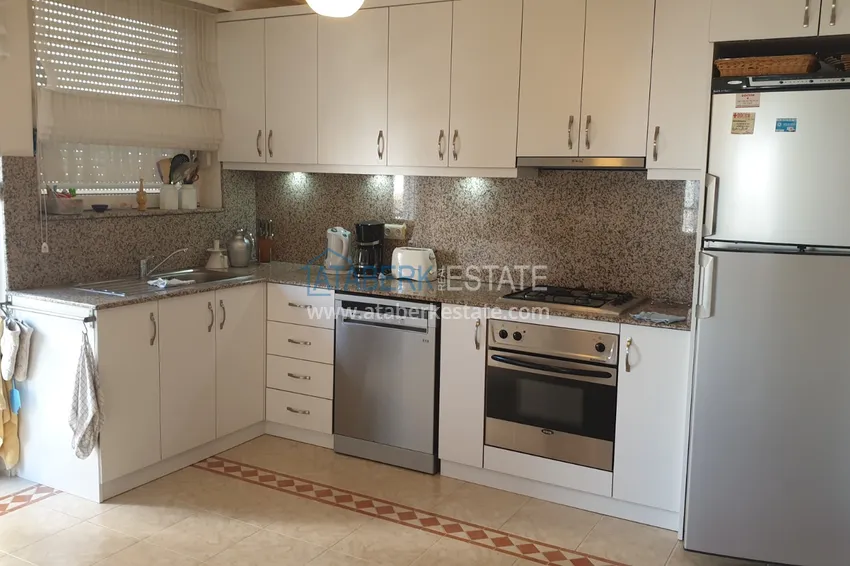 Приобрести Квартира в центре Алании - 3 спальни, мебель, вид на горы  4 