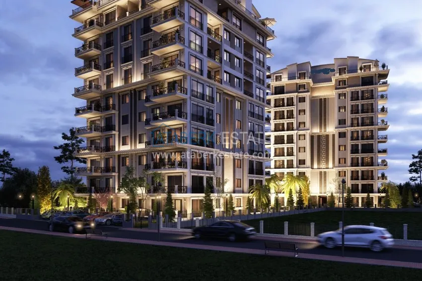 Новый инвестиционный проект жилого комплекса в центре Аланьи от застройщика по ценам нулевого этапа 5 