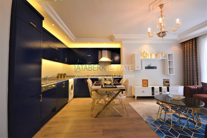 Приобрести Квартира в Махмутларе с мебелью и застеклённым балконом  5 