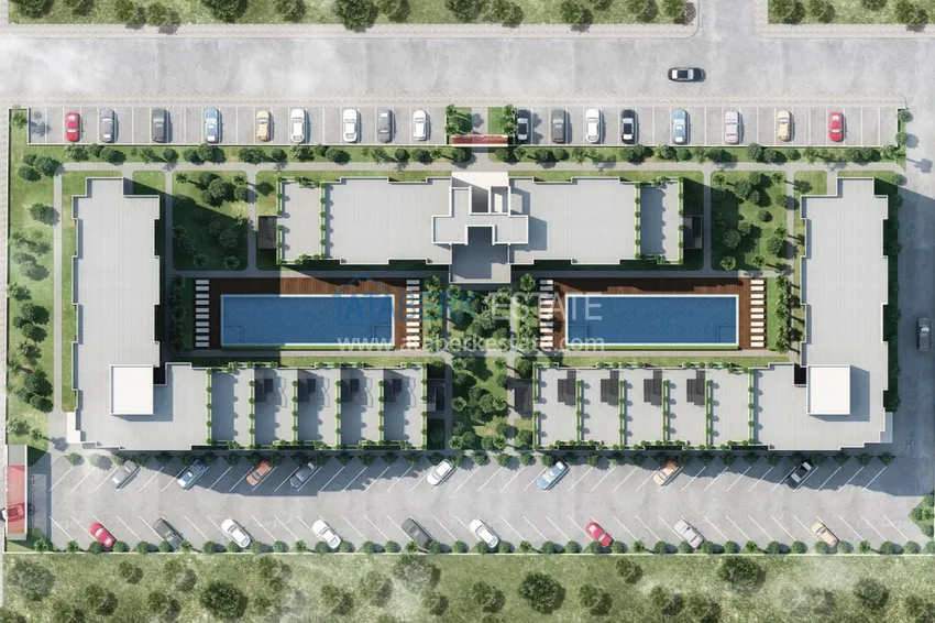 Квартиры в Анталии, район Кепез на стадии строительства от застройщика 5 