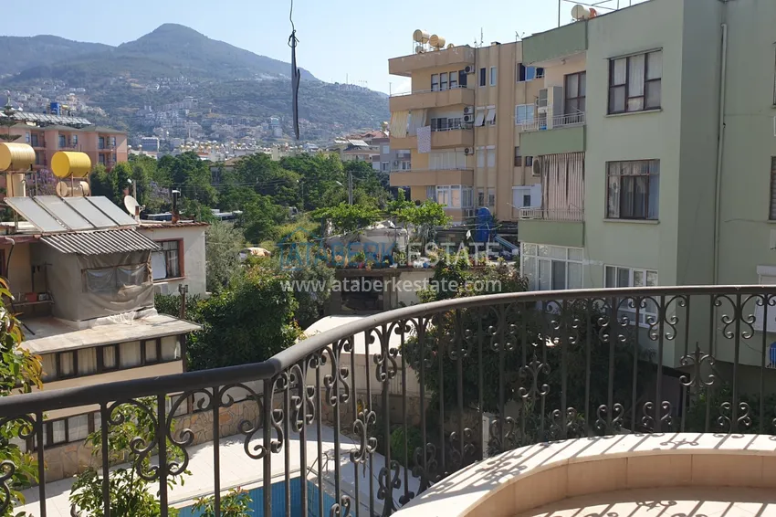 Приобрести Квартира в центре Алании - 3 спальни, мебель, вид на горы  6 