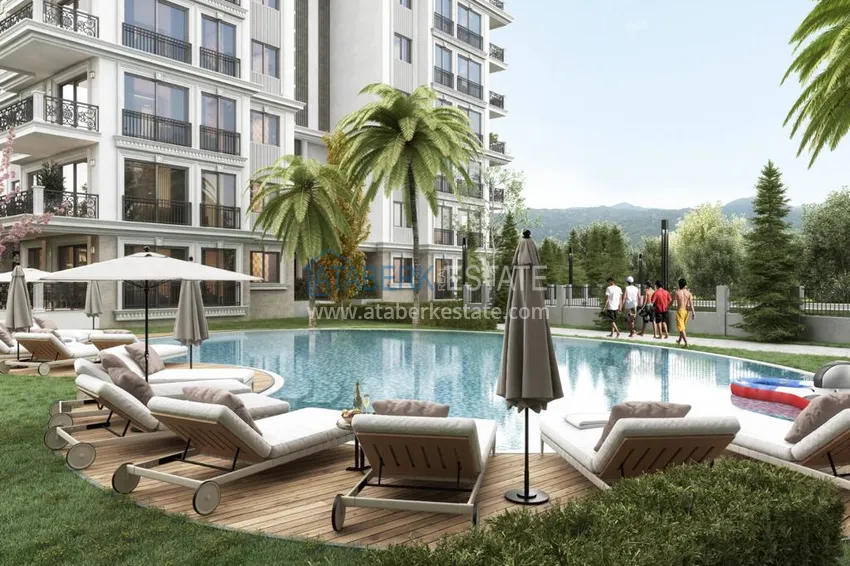 Новый инвестиционный проект жилого комплекса в центре Аланьи от застройщика по ценам нулевого этапа 9 