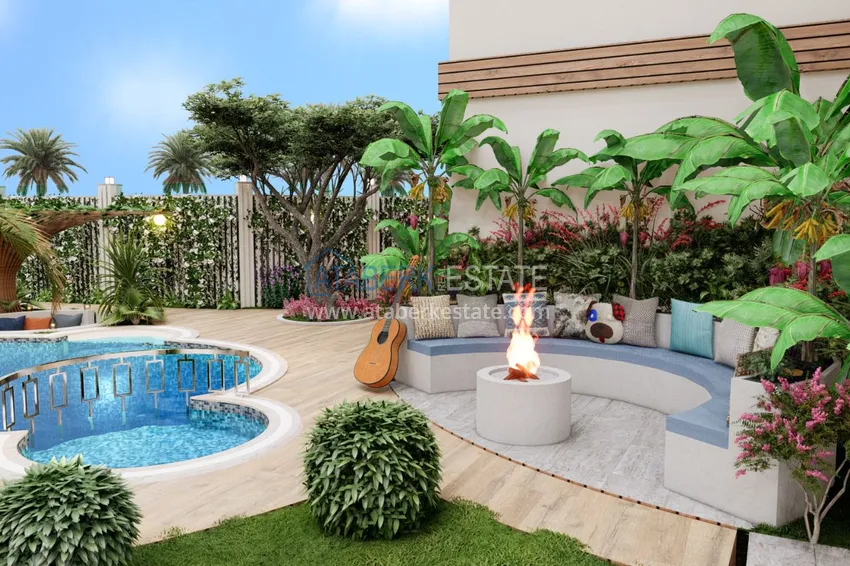 Новый инвестиционно-привлекательный проект в центре Алании, район пляжа Клеопатра  7 