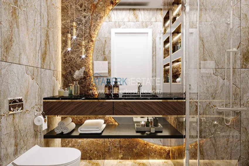 Приобрести Новый инвестиционно-привлекательный проект в центре Алании, район пляжа Клеопатра  7 