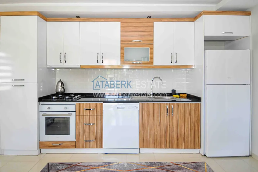 Приобрести Квартира в Махмутларе с 2 спальнями, мебелью и открытым видом 7 