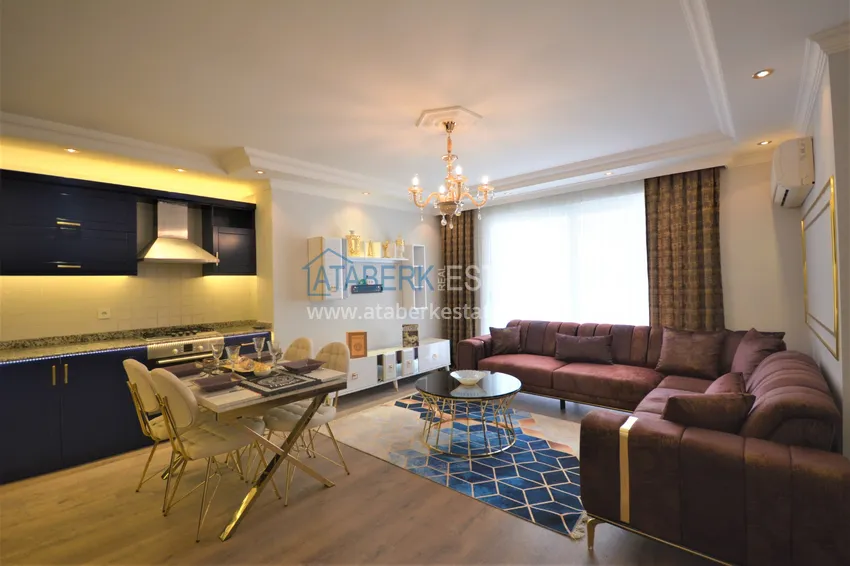 Приобрести Квартира в Махмутларе с мебелью и застеклённым балконом  8 