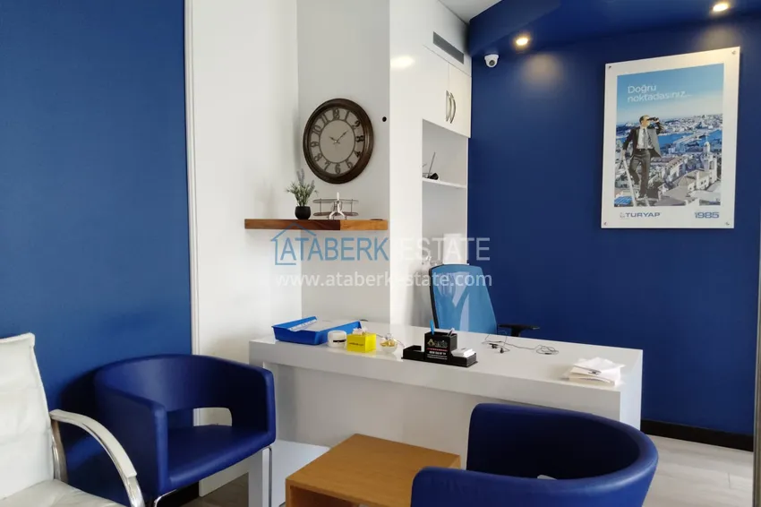 Приобрести Офисное помещение в центральной части Алании, район пляжа Кейкубат 8 