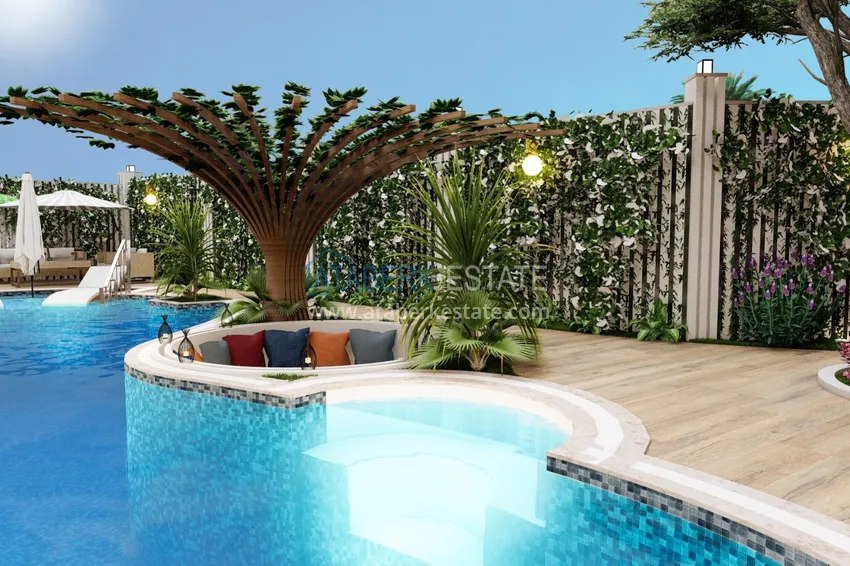 Новый инвестиционно-привлекательный проект в центре Алании, район пляжа Клеопатра  9 