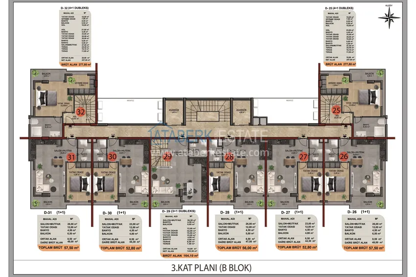 Купить дешево Новый инвестиционный проект жилого комплекса в районе Оба от надежного застройщика с рассрочкой под 0%. 6 