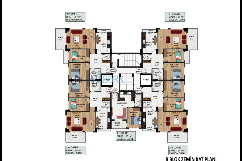 Купить дешево Новый инвестиционный проект жилого комплекса в центре Аланьи от застройщика по ценам нулевого этапа 18 