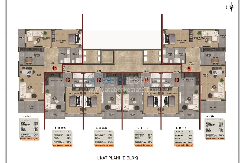Купить дешево Новый инвестиционный проект жилого комплекса в районе Оба от надежного застройщика с рассрочкой под 0%. 16 