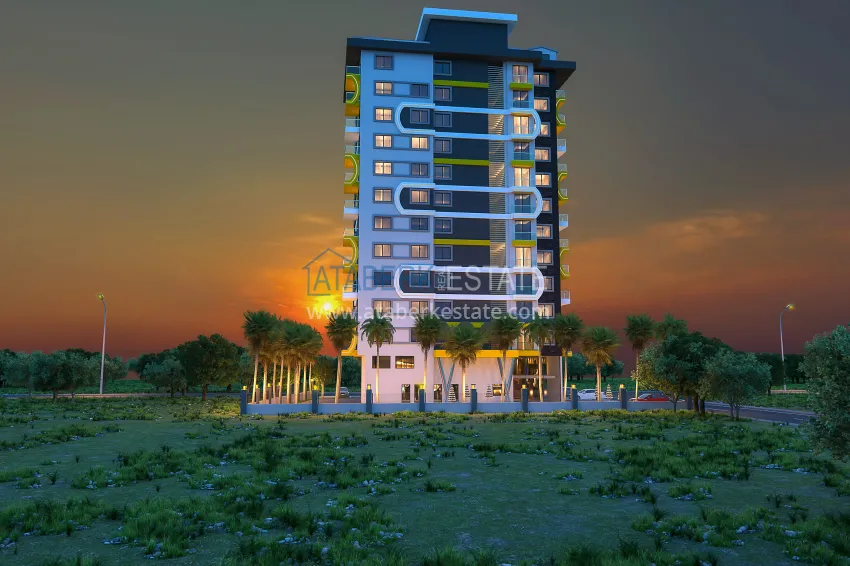 Новый инвестиционный проект жилого комплекса с потрясающей инфраструктурой в Махмутларе  8 