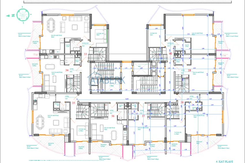 Купить дешево Новый жилой комплекс в центре Алании - район пляжа Кейкубат 1 