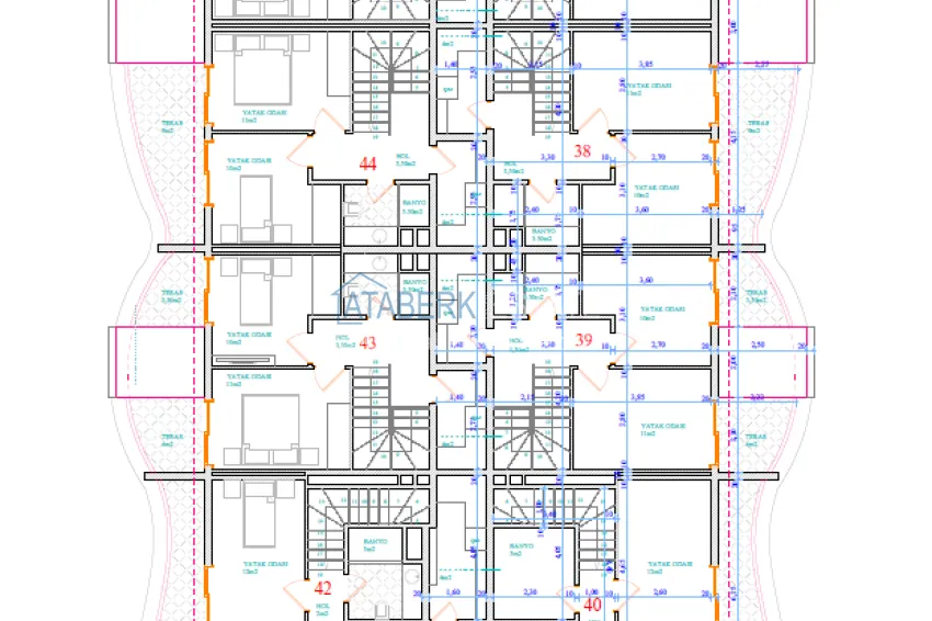 Купить дешево Новый жилой комплекс в центре Алании - район пляжа Кейкубат 4 