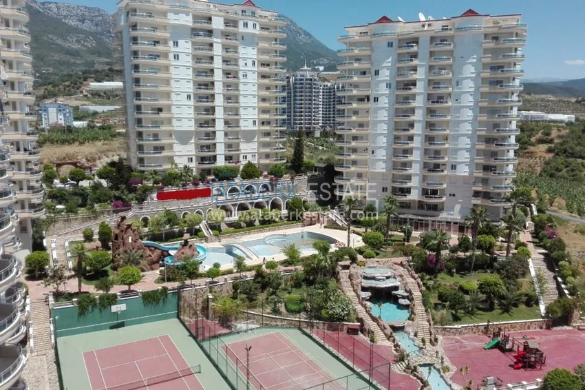 Квартира в Махмутларе с мебелью открытым видом на море и горы 1 