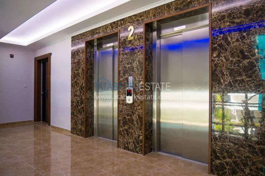 Квартира в Махмутларе с новой мебелью, застекленным балконом 13 