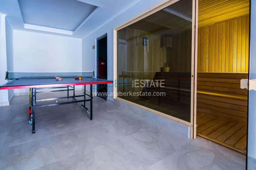 Квартира в Махмутларе с новой мебелью, застекленным балконом 19 