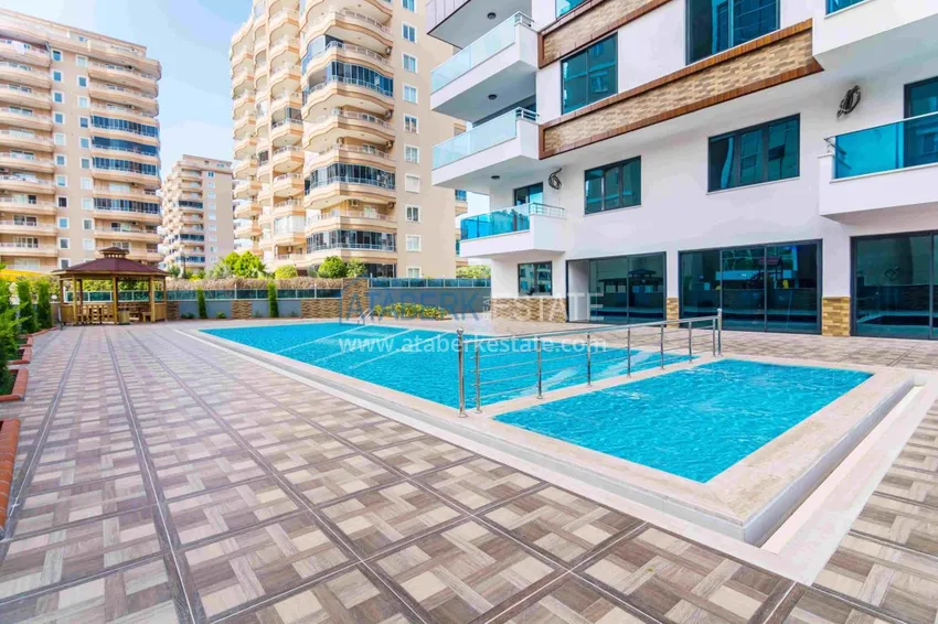 Квартира в Махмутларе с новой мебелью, застекленным балконом 2 