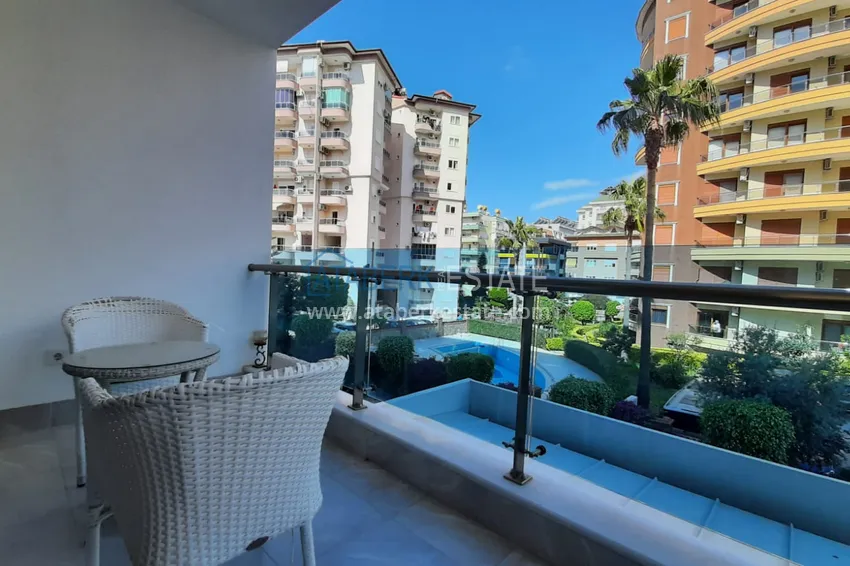 Приобрести Квартира в центре Алании, с мебелью в комплексе с собственным пляжем 10 