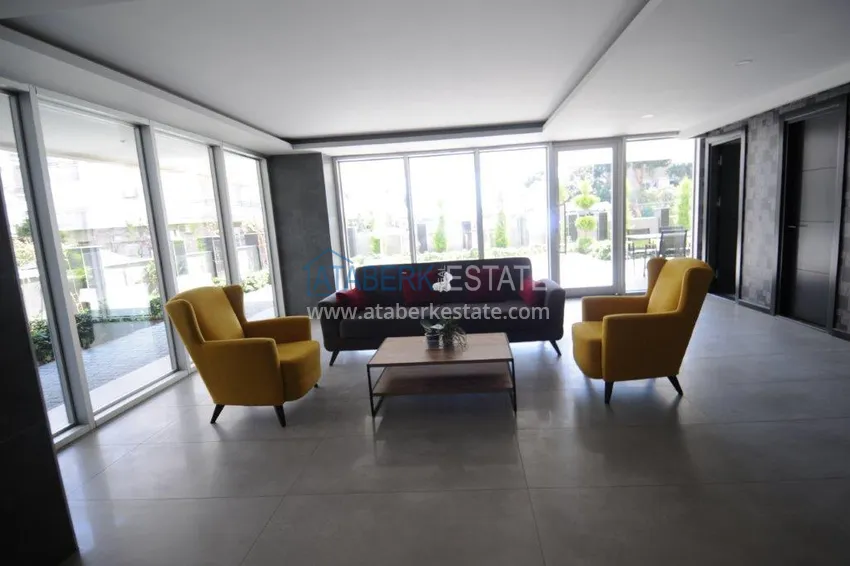 Пентхаус в центре Алании с открытым видом на море в молодой резиденции 10 