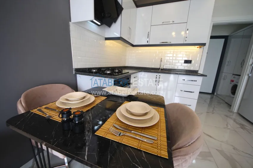 Приобрести Новая квартира в Махмутларе с мебелью, видом на море в современном комплексе  10 