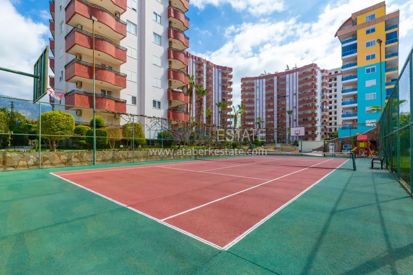 Квартира в Махмутларе с 3 спальнями, мебелью, видом на горы 13 