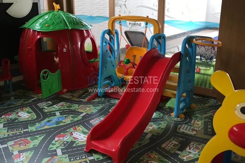 Квартира в центре Алании, с мебелью в комплексе с собственным пляжем 11 