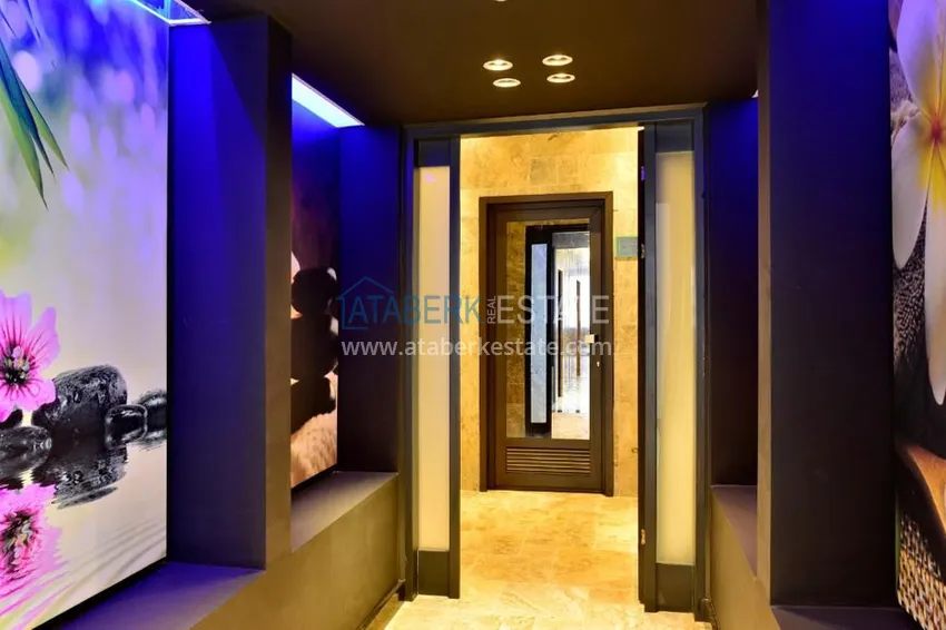 Квартира в районе Оба с мебелью на первой береговой линии 16 