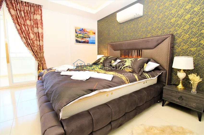 Приобрести Квартира в Махмутларе с мебелью, застекленным балконом в благоустроенной резиденции 12 