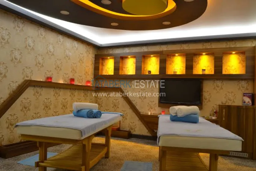 Студия в Махмутларе с мебелью и большим балконом  8 