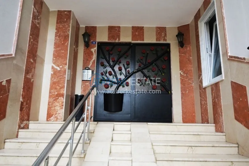 Квартира в районе Оба – 2 спальни, мебель, уютный комплекс 10 