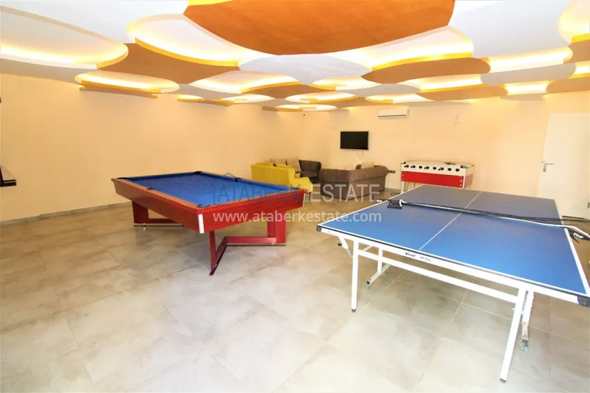 Квартира в Махмутларе с мебелью, застекленным балконом в благоустроенной резиденции 20 